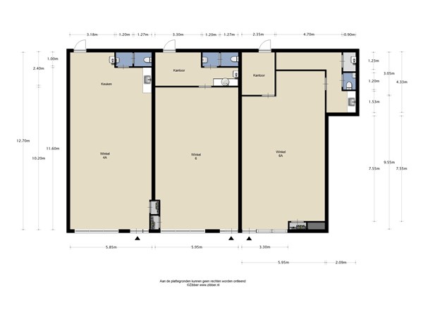 Floorplan - Van Dissellaan 6A, 5531 BR Bladel